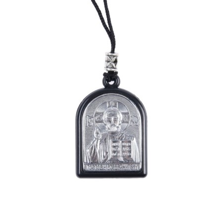Icon suspended Kazan Mother of God, melchior in silver-1