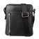 Male bag, lightning department, 2 outer pockets, adjustable belt, black color