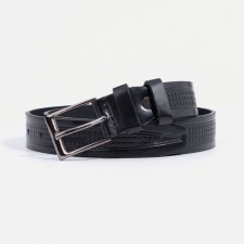 Belt, width 2.5 cm, screw, black color
