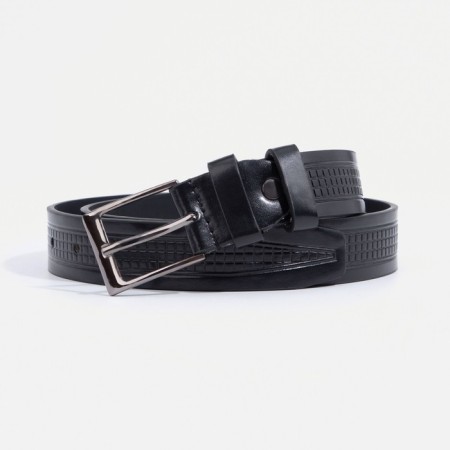 Belt, width 2.5 cm, screw, black color