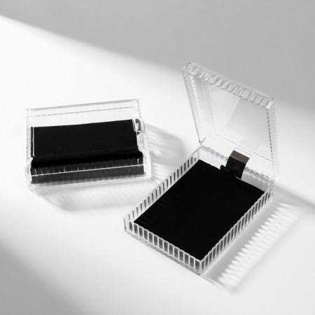 The plastic case for the “rectangle” set is 4.5 × 7, the insert is black-2