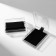 The plastic case for the “rectangle” set is 4.5 × 7, the insert is black