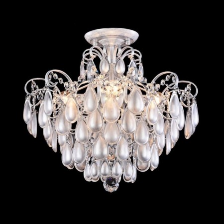 Chandelier Chabrol 4x40W E14, silver 47.4x39.1 cm-2