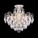 Chandelier Chabrol 4x40W E14, silver 47.4x39.1 cm