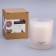Aromatic candle in the glass "FICO", caramel and figs, 200 g