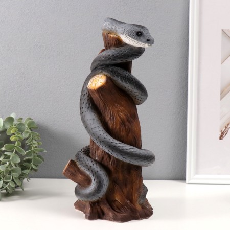 New Year's piggy bank "Snake on the stump" 33 x 14 x 15 cm-2