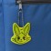 Reflective element "hare", 5.3 × 5.6 cm, mix color
