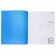 Notebook 18 sheets in the line is blue, plastic cover, title sheet, offset block 65g/m2