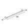 Towel holder, 60 cm Nex220