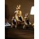 Set of stands for the little things "Boldog standing", polystone, 58 cm, color gold