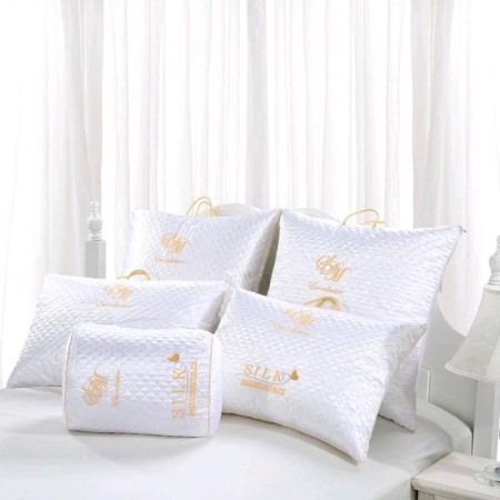 Silk pillow, size 70x70 cm, silk fiber-1