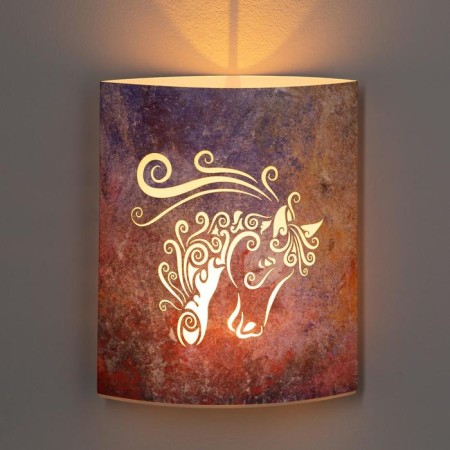 LED figure "Horse" 13 × 16 × 5 cm, cardboard, battery AAX2 (not complete), glow warm white-3