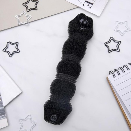 A roller with a mount and an elastic band for creating a beam 4x18cm, black-1