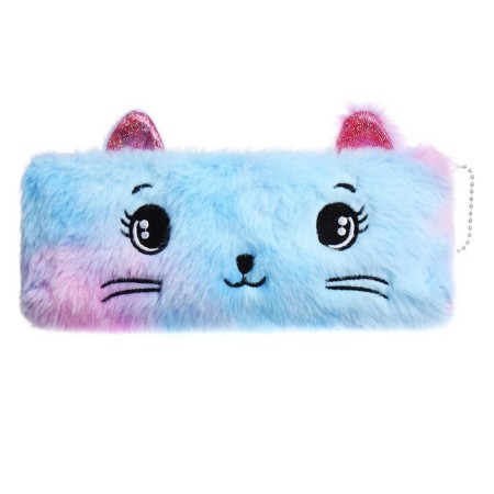 Penal School fur on the zipper Calligrata "cat", mix-7