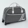 Road bag on wheels, outer pocket, gray color