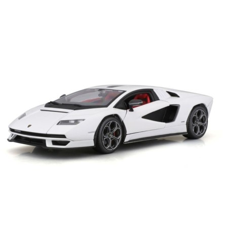 BBURAGO Lamborghini Countach LPI 800-4, Die-Cast, 1:24, white color