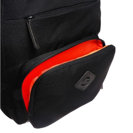 School backpack, 40 x 25 x 13 cm, Grizzly, ergonomic back, laptop department, black-9