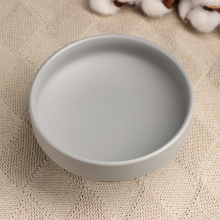 Kashpo - stand "Christopher", 13x13x8cm, gray-2