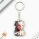Key keychain with the icon "Girl Cat", anime