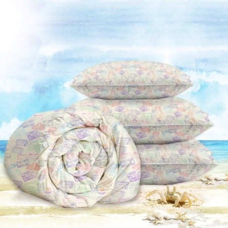 Summer pillow, size 50 × 70 cm, artificial tick-2