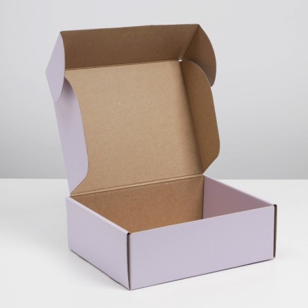 Gift folding box, packaging, "lavender", 27 x 21 x 9 cm-1