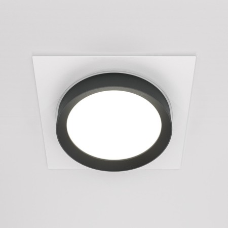 Building lamp Technical DL086-GX53-SQ-WB, 1x15W, 11x11x5.2 cm, GX53, white-black color-3