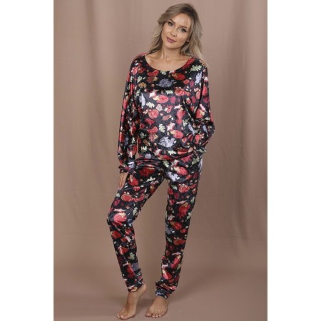 Female trousers, size 46, black color