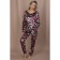 Female trousers, size 46, black color