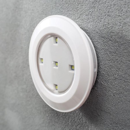 Nightlight with PDU 16043/1 LED from batteries 3AAA white 9x9x2 cm Risalux-2