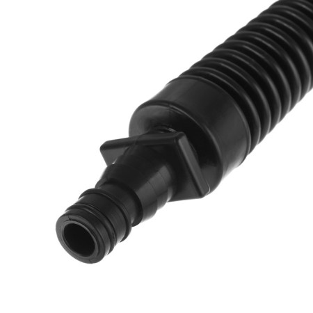 Car washing brush, under the hose-2
