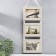 Photo frame plastic in 3 photos 10x15 cm "White Bezh" on a tape 56x19x2 cm