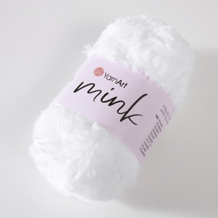 Yarn "mink" 100% polyamide 75m/50g (345 ultrabeg)-1