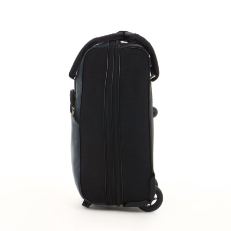 Small suitcase 20 ", a road bag with a zipper, black color-5