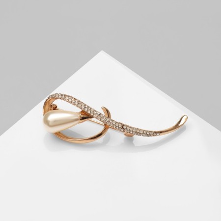Book "curl", white color in gold-2