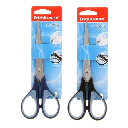 Scissors Erichkrause Standard +, 19 cm, mix-6
