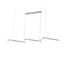 Suspension lamp ST LUCE. SL394.503.06. Basoni. 6x14 W, LED, 4000K, 4900 LM, 185x60 cm, white color