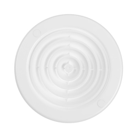 Diffusor Zein Lux L100DF, D = 100/130 mm, with a flange, inege, plastic, white