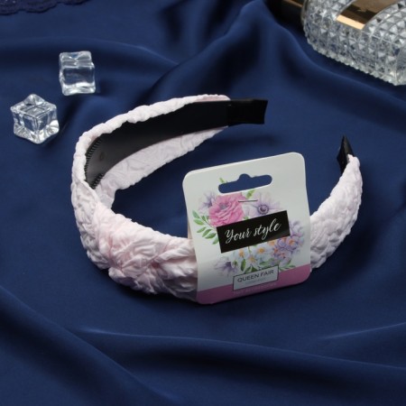 Hair cap "whim" 2.5 cm, light pink-1