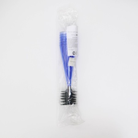 Single-wing “cone”, 150-180 ml, 6 pcs in packaging, blue color with a black leg-3