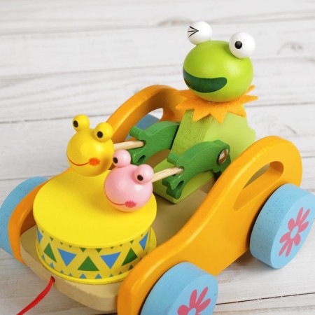 Catcam "Animals with Drums" on a rope, mix-3