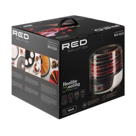 Drywall for vegetables and fruits Red Solution RFD-0122, 500 W, 5 tiers, black and white-5