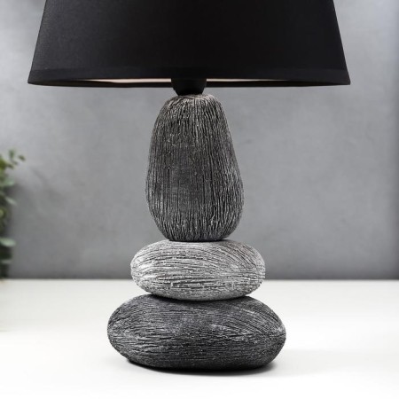 Table lamp 16446/1GR E14 40W gray-black 22x22x34 cm Risalux-4