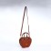 Bag Women's Cross-Bodi with a zipper, brown color