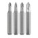 Bit KWB Micro, PZ000/PZ00/PZ0/PZ1, steel TQ60, 28 mm, 4 pcs