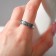 SOS ring, silver color, dimensionless