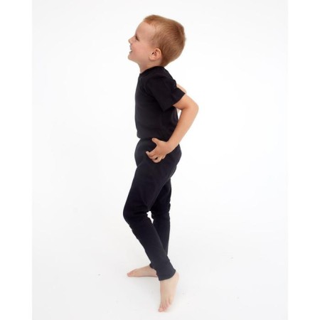 Thermal underwear for a boy (pants), black color, height 146 cm-1