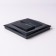 Two-valve switch with WL08-SW-2G-LED backlight, black color