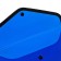 Folder-convert on a 260 x 140mm button (Travel), 550 μm, Erichkrause "Diamond Total Blue", sheathed, embossing, opaque, blue