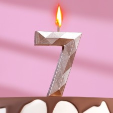 Candle in the cake on the skewer 