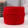 Knitted yarn set No. 3, 3x30 m/100 g, width 7-9 mm (white, black, red)